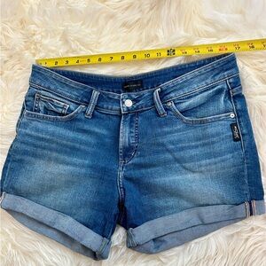 Silver Jeans boyfriend denim shorts